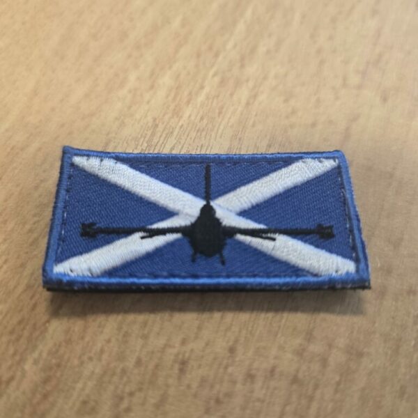 Pencil patch Scottish flag